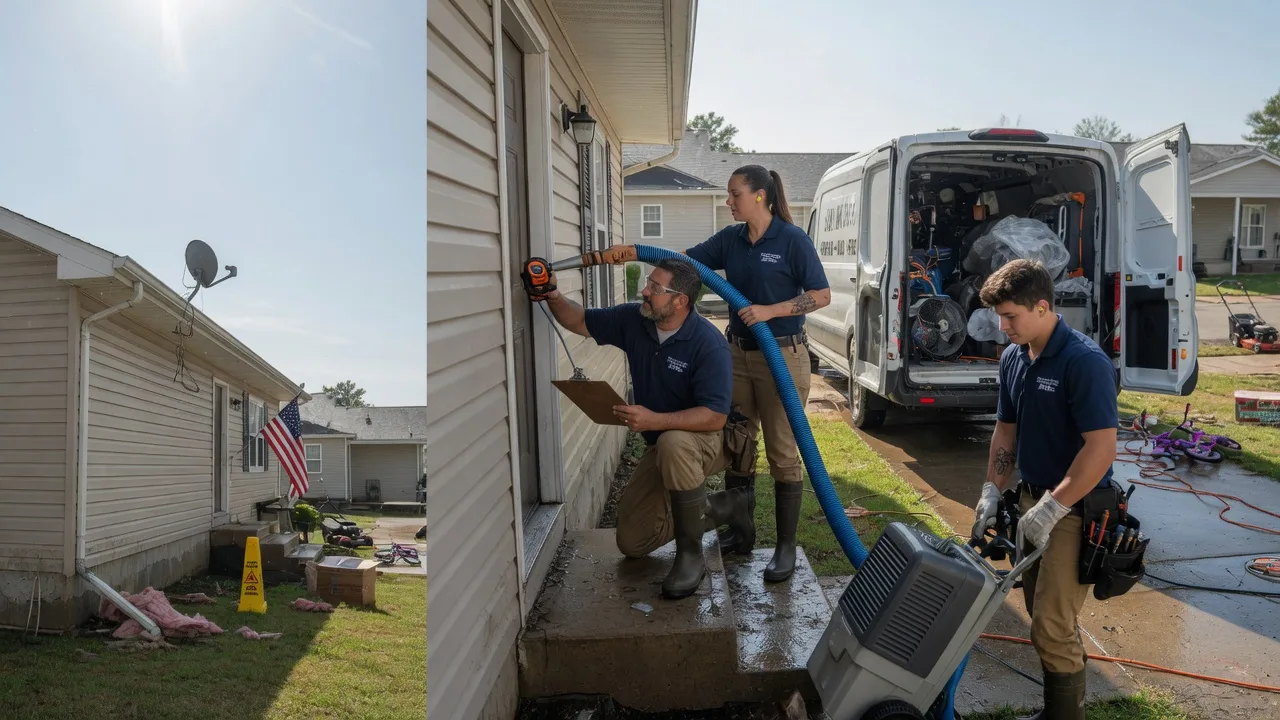 Ceiling Water Damage Restoration in Isabel, KS near me